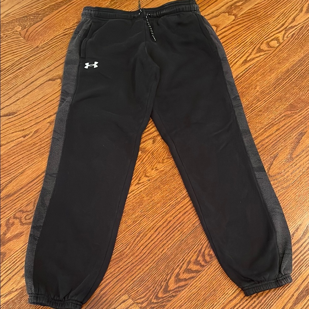 Youth Under Armour Black Joggers